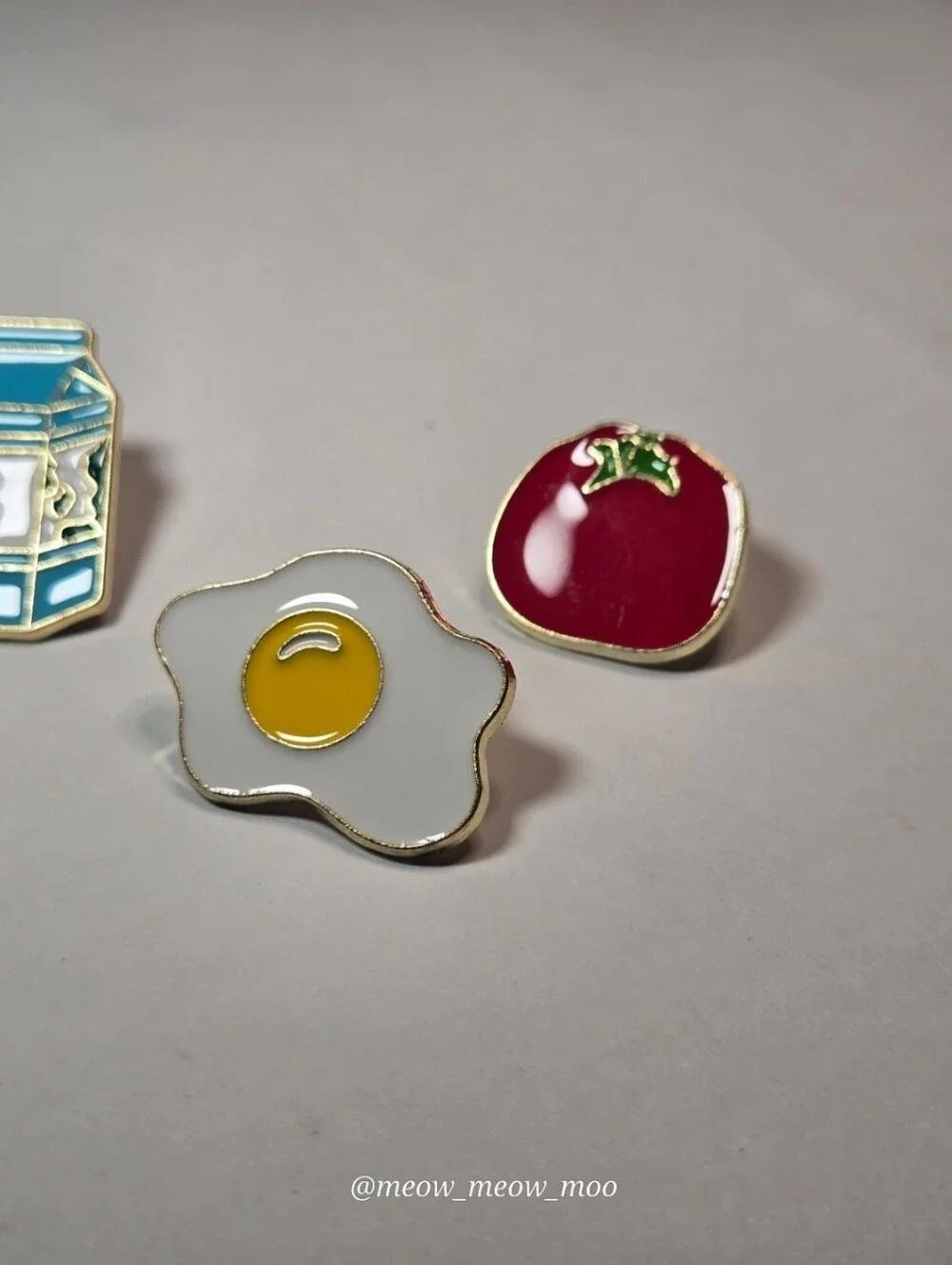 Kawaii Breakfast & Garden Food Enamel pins